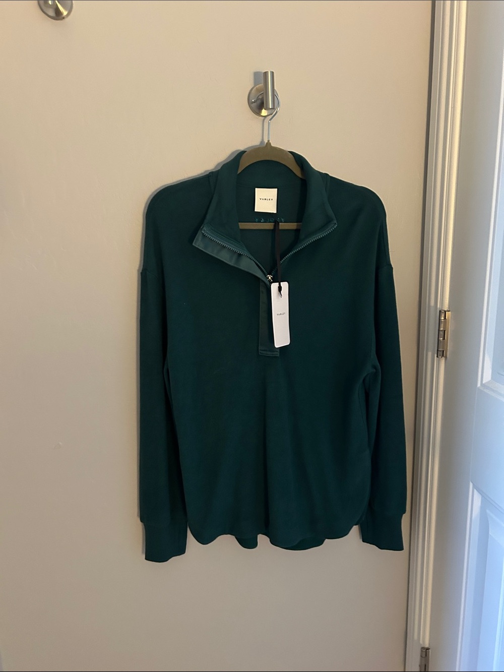 Varley Forest Green Half-Zip Pullover